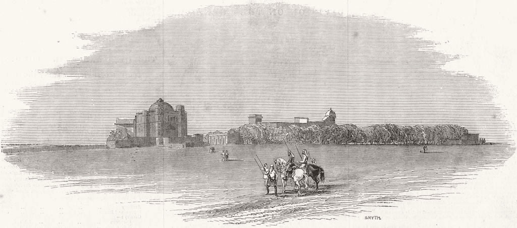 PAKISTAN. War in India-Punjab & Sikh Country. general Ventura Lahore 1846
